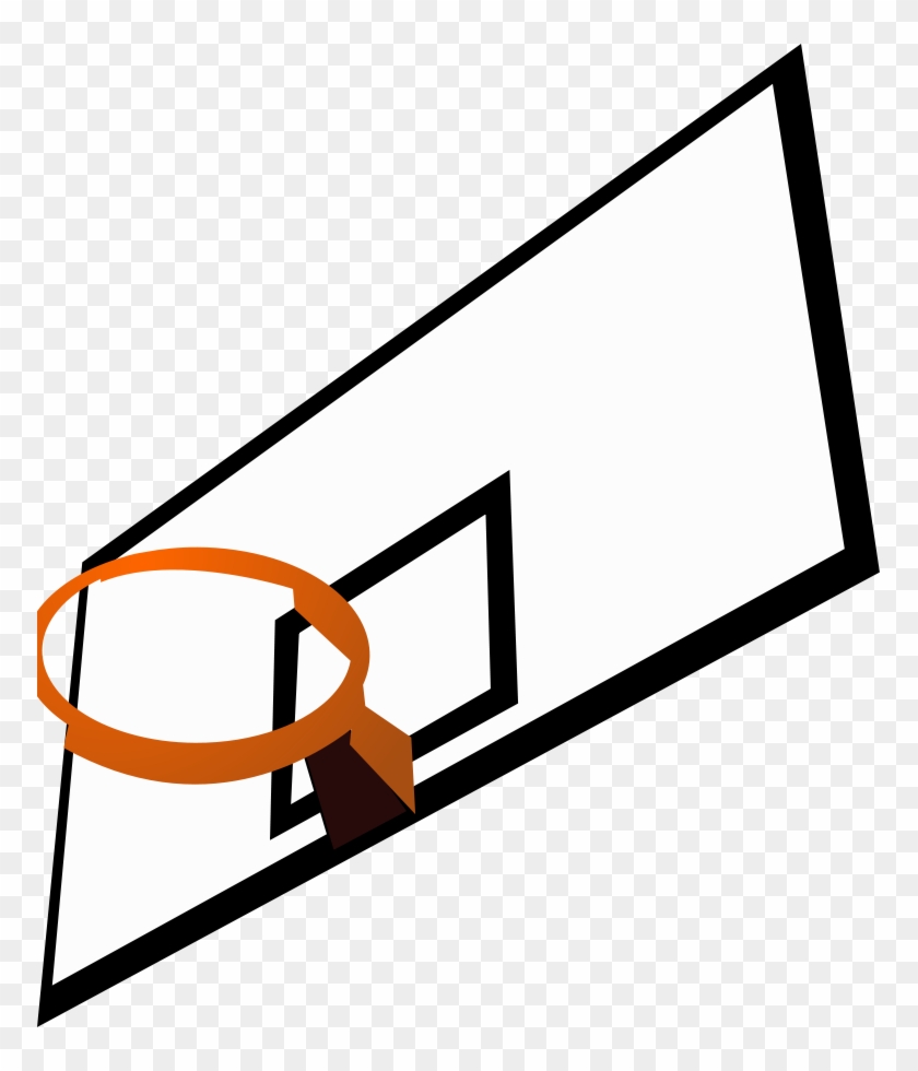 Outside Basketball Courts Clip Art Images Pictures - Basketball Hoop Clip Art #255618