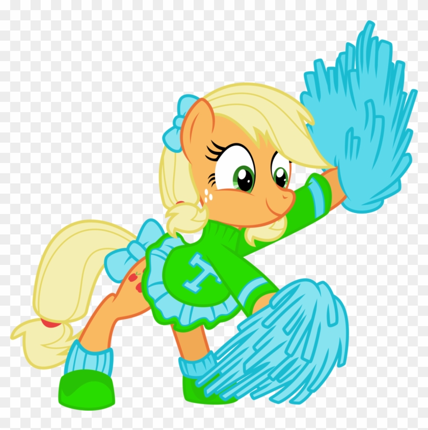 Free Download Cheerleader Clipart Black And White - My Little Pony Cheerleaders #255715