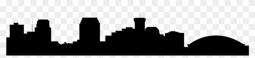 New Orleans Skyline Vector Clip Art - New Orleans Skyline Silhouette Superdome #255736