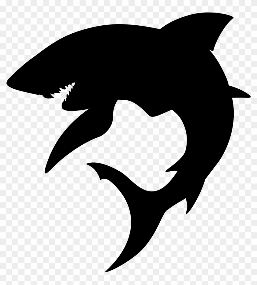 Shark Silhouette Clip Art - Summary Of What I Learned Losing A Million Dollars: #255769