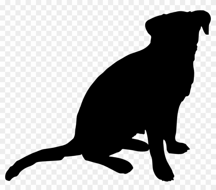 Dog Puppy Silhouette Clip Art - Dog Silhouette Png #255775