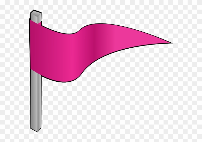 Pink Flag Clip Art #255792