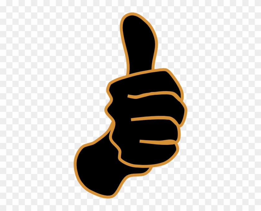 Thumbs Up Black Sand Clip Art At Clker - Thumbs Up Logo Vector #255842