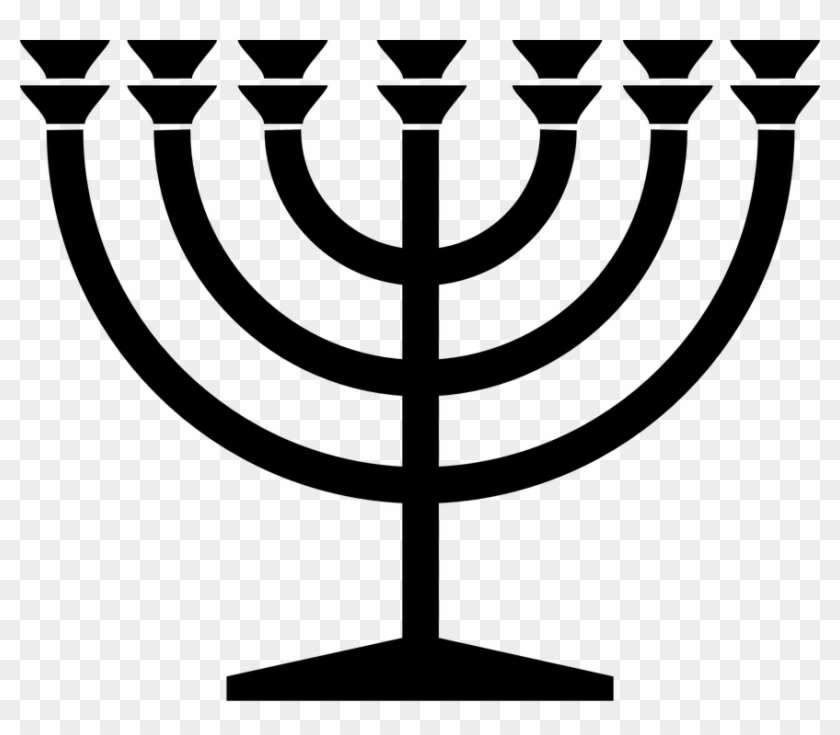 Candle Clipart Judaism - Menorah Png #255867