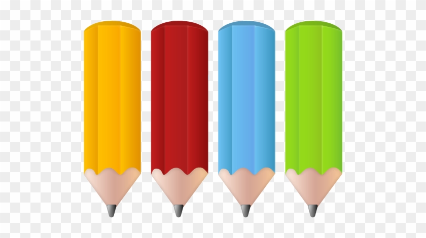 Cartoon Coloured Pencils Pencils Icon Free Transparent PNG