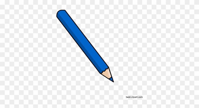 Blue Color Pencil Clip Art - Blue #255931