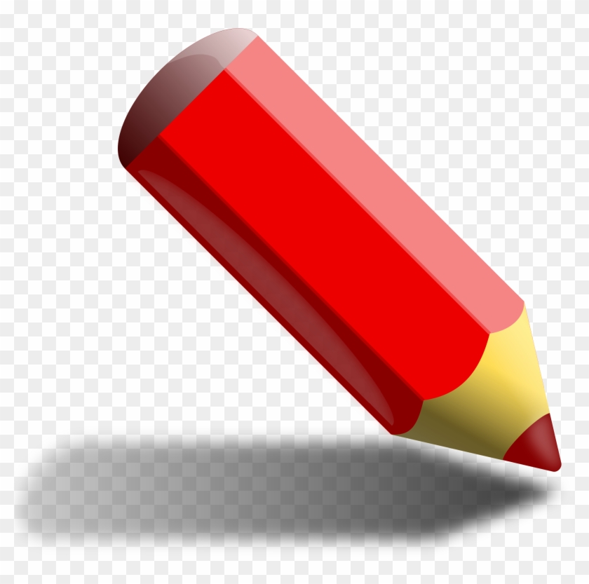 Red Pencil - Red Pencil Clipart #255967