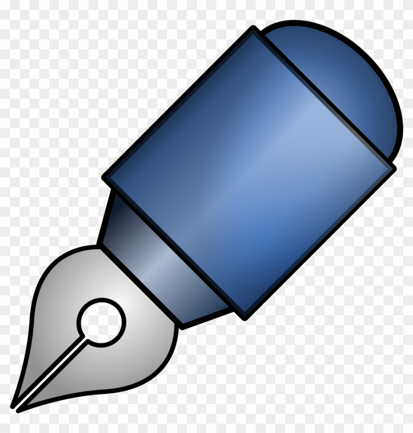 Pen Clipart Public Domain - Vektor Gambar Pena #256046