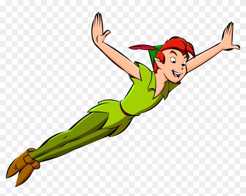 Peter Pan Flying Clipart - Peter Pan Flying #256062
