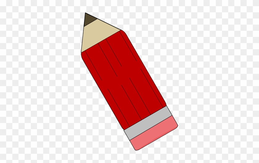 Red Upside Down Pencil - Clip Art Red Pencil #256066