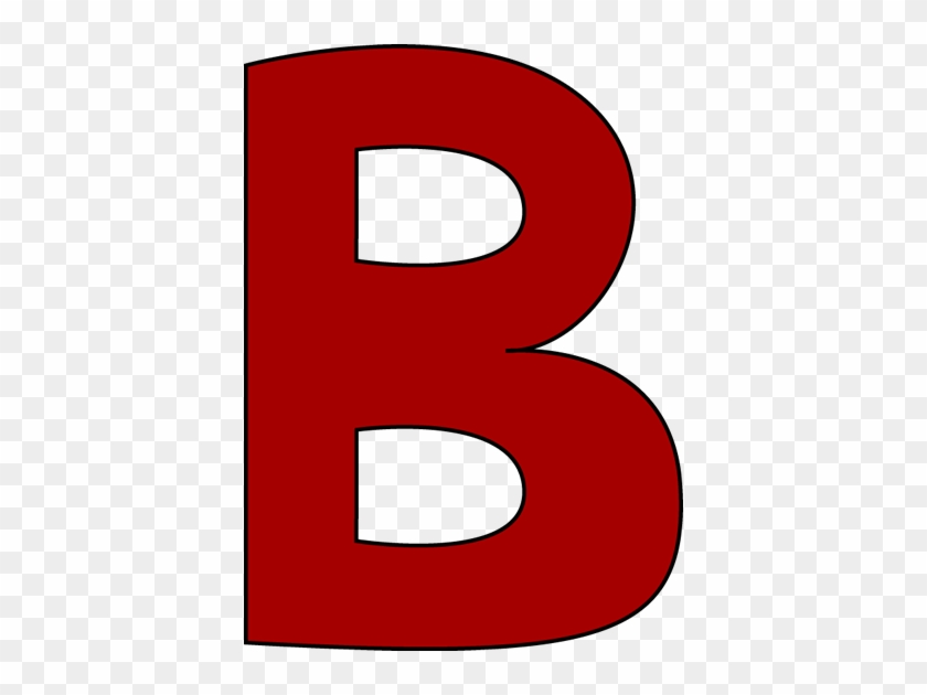 Red Letter B Clip Art - Letter B Clip Art #256084