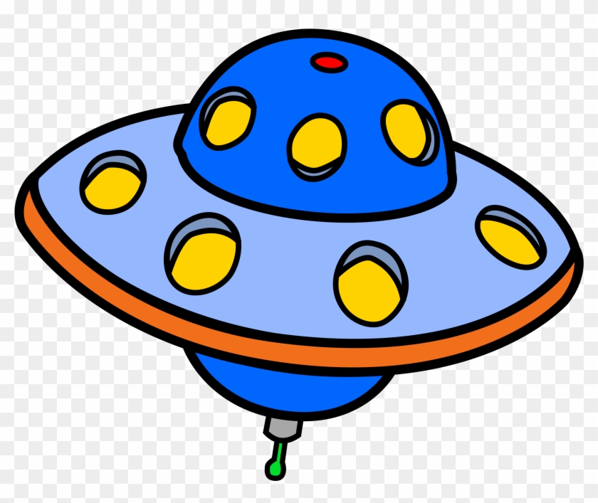 Spaceship Clipart Yellow - Ufo Clipart #256088