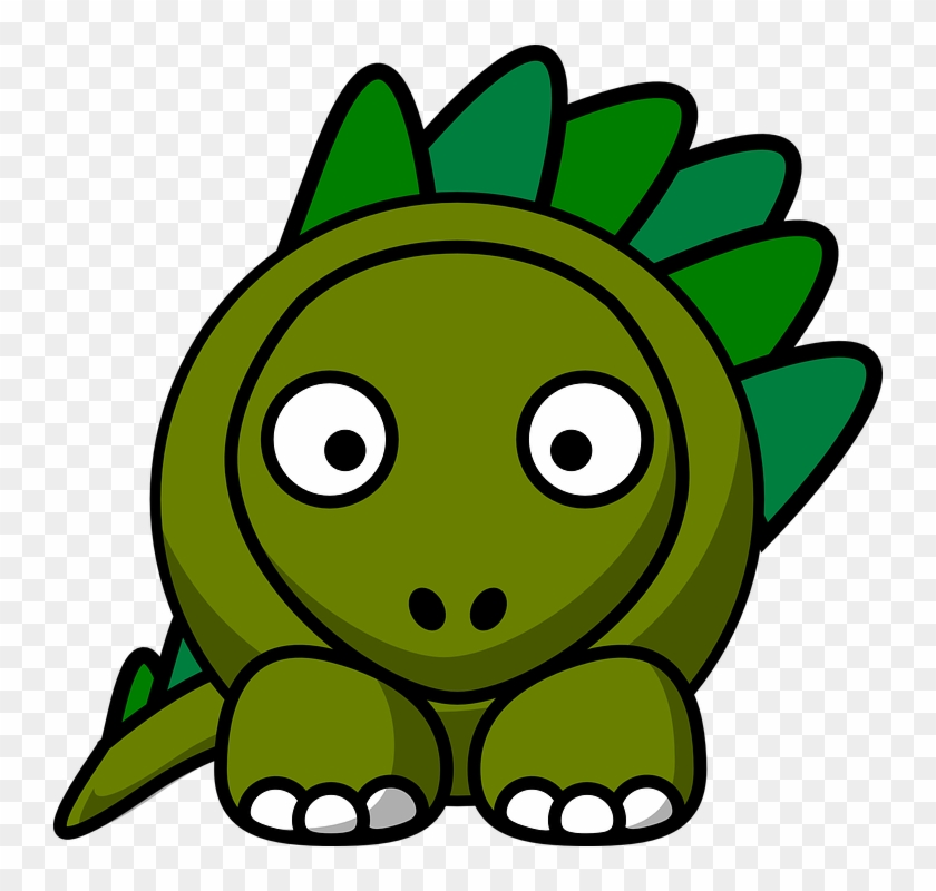 Stegosaurus Clipart Cartoon - Dinosaur Clipart #256176