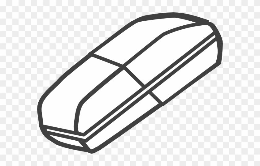 Eraser Clip Art - Rubber Clipart Black And White #256177