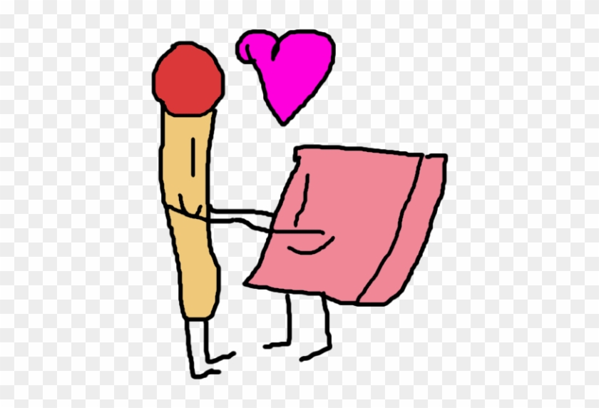 Match And Eraser Are In Love - Bfdi Eraser X Pen #256221