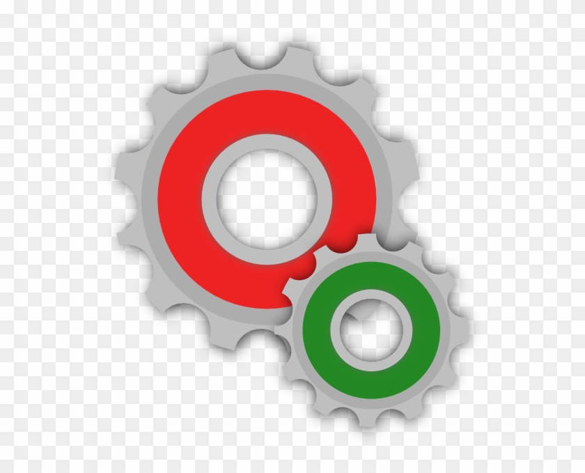 Gears Colored Clip Art - Gears Clip Art #256286