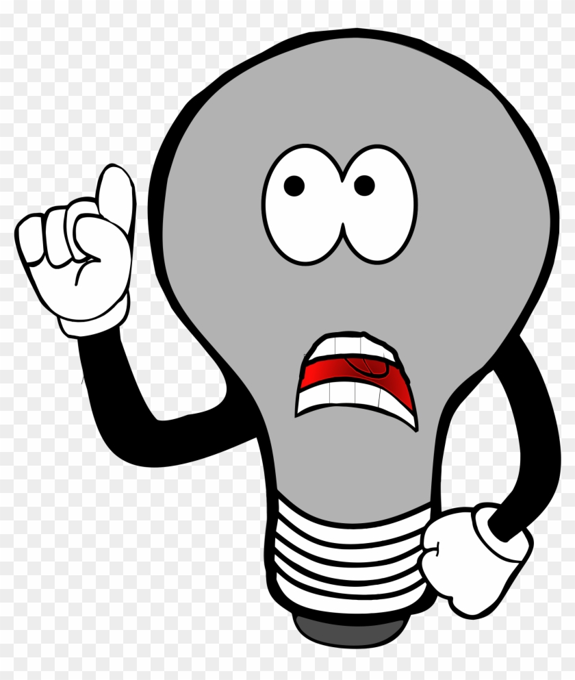 Confused Idea Lightbulb Vector Clipart Image - No Idea Clipart #256313