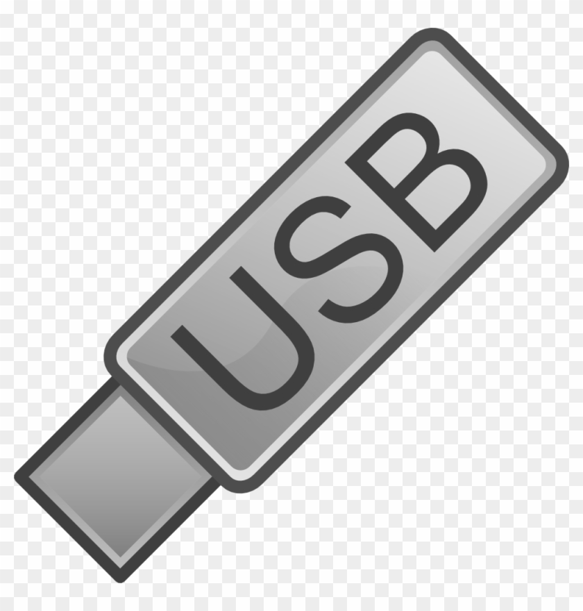 Free Vector Usb Flash Drive Icon Clip Art - Usb Flash Drive Logo #256322