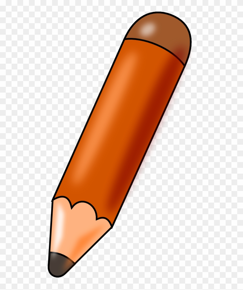Pencil - Brown Pencil Clipart #256332