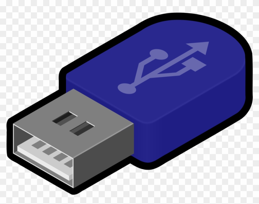 Pendrive Icon Clip Art - Flash Drive Clipart #256370