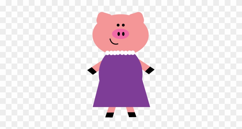 My First Clipart Endeavor - Mummy Pig Three Little Pigs #256377