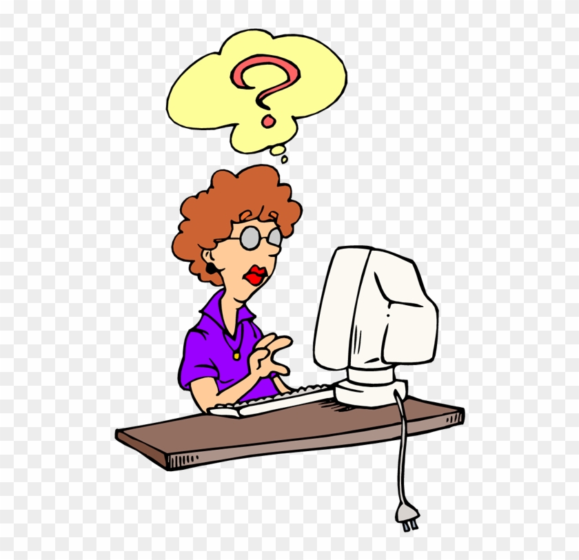 Confusion Computer Cliparts - Cartoon #256381
