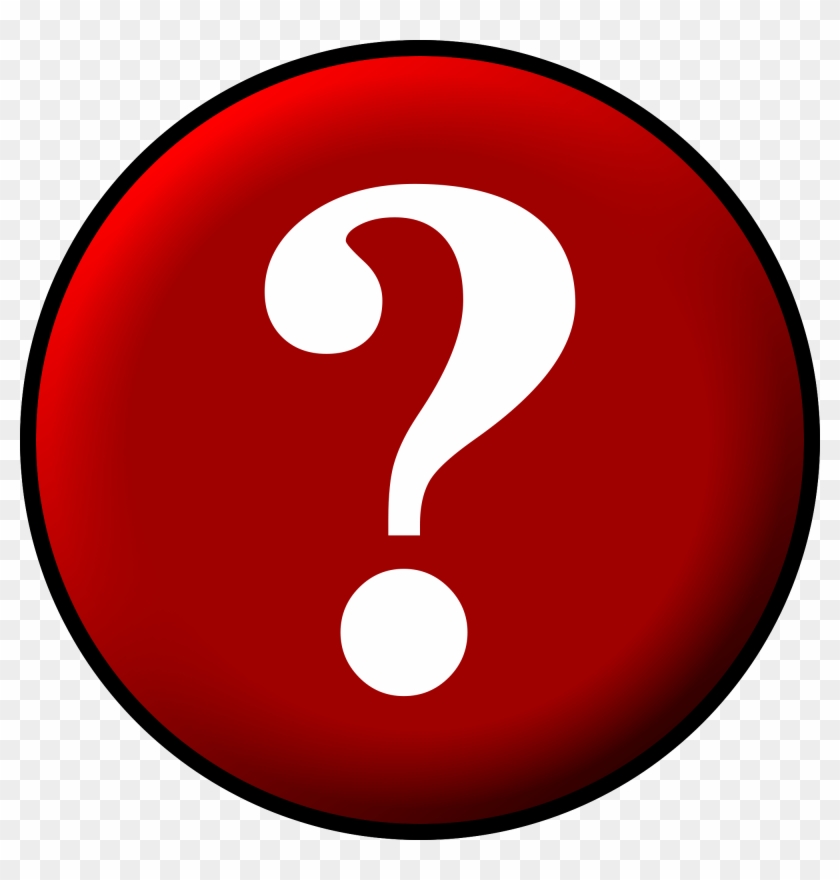 Question Mark Clipart Red - Question Mark In Red Circle #256393