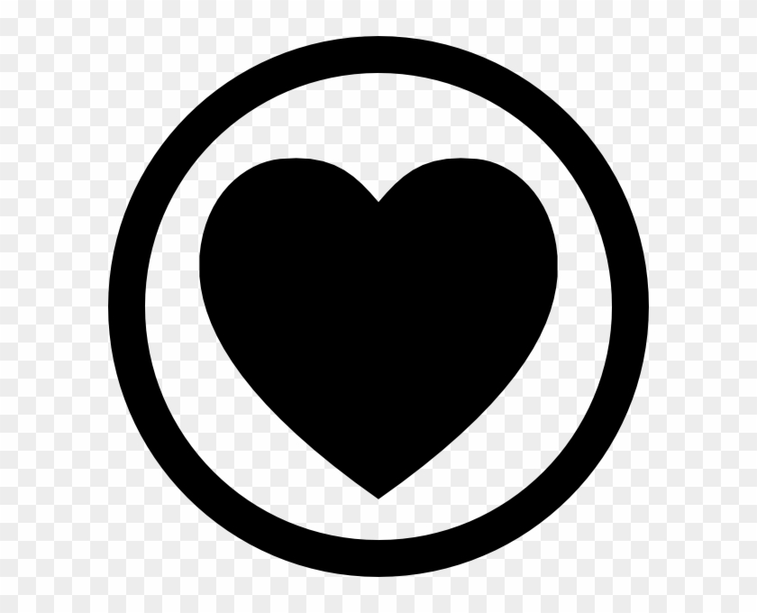 Dating Icon Clip Art At Clker - Heart In Circle Icon #256478