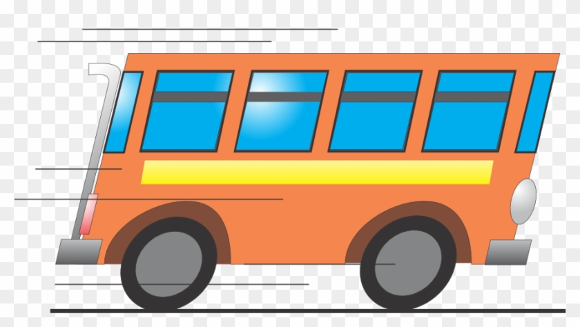 Bus - Preschool Math Worksheets Opposites #256497