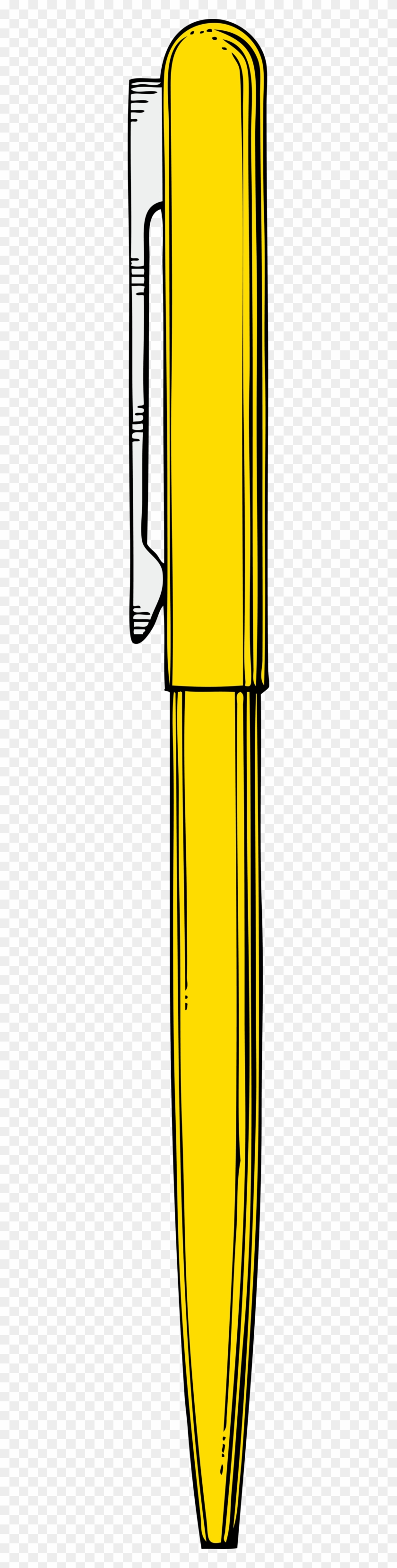 Pen Clipart Yellow - Colorfulness #256567