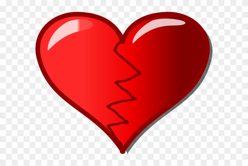 Broken Heart Clipart Small - Broken Heart Gif Png #256579