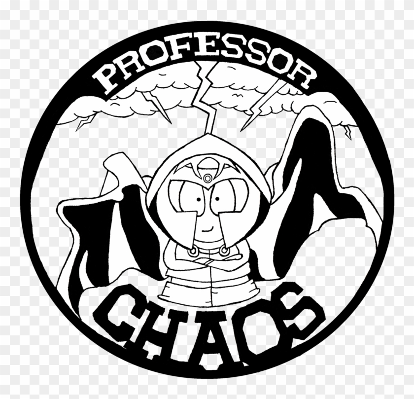 Professor Chaos Black And White By Thanksyou - Emblem #256660