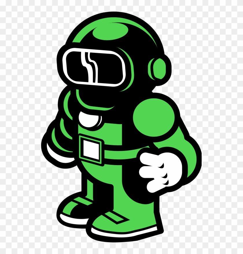 Green Spaceman - Spaceman Clipart #256749
