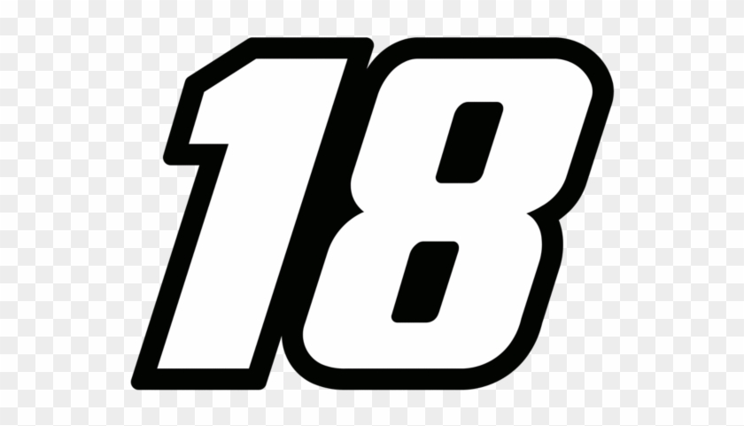 Race Car Clipart Amazing Race - Kyle Busch 18 Number #256970