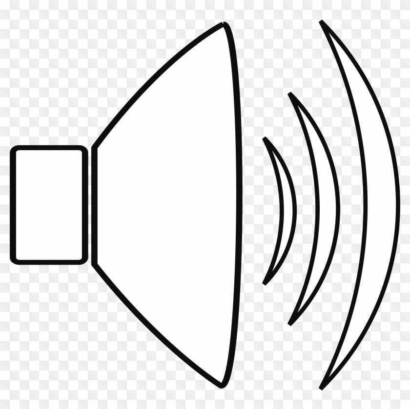 Big Image - Sound Clip Art Black And White #256994