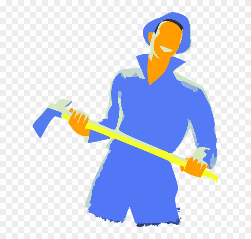 Guy With Axe Clipart #257059