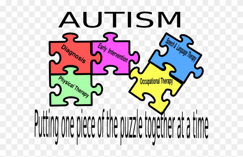 Autism Puzzle Logo Clip Art - Autism Jigsaw Logo #257086