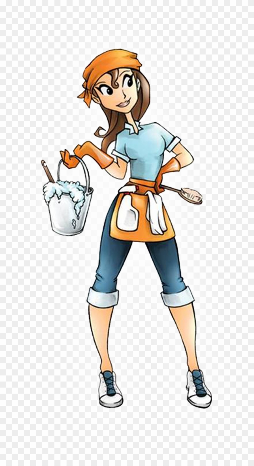 Cleaning Lady Clipart #257087