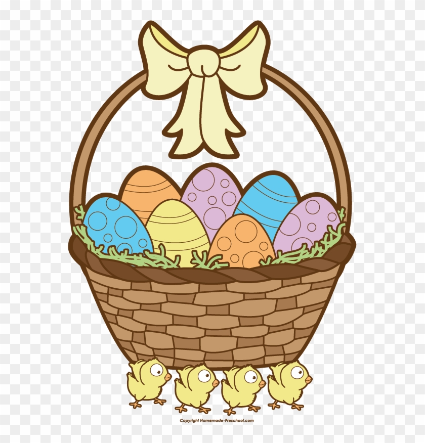 Basket Clipart Easter Basket - Easter Basket Clip Art #257109
