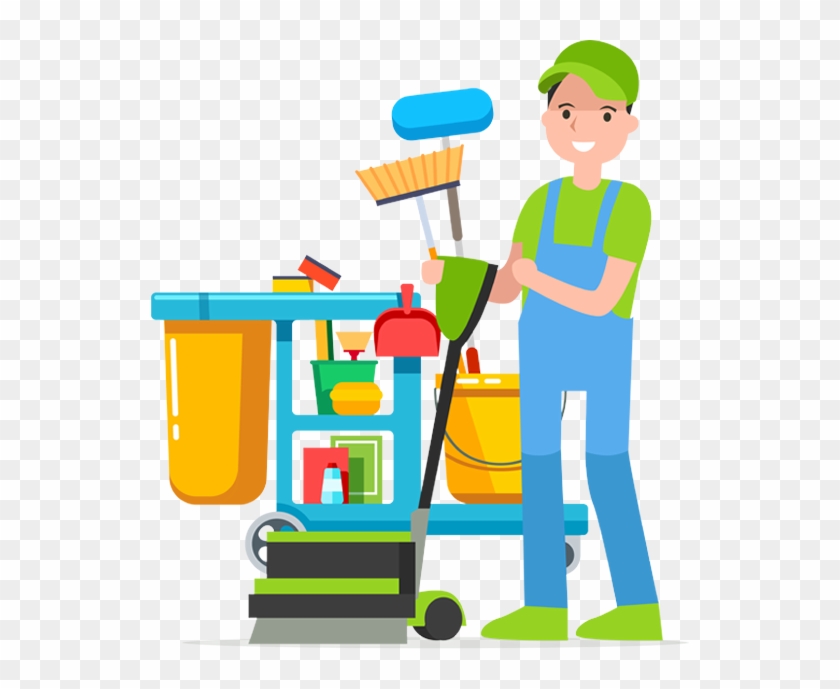 Become A Cleaning Partner - Janitor Clipart #257187