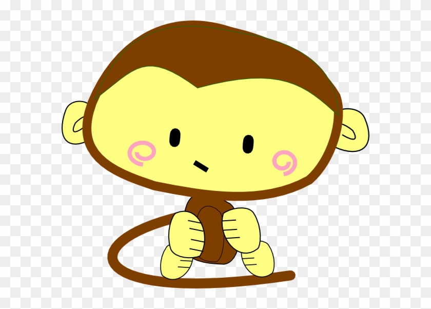Baby Boy Monkey Clip Art - Cute Monkey #257209