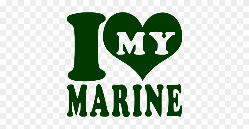 I Heart My Marine Usmc United States Marine Corps Vinyl - I Heart My Marine Usmc United States Marine Corps Vinyl #1655993