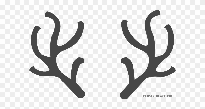 Antler Clipart Deer Rack - Reindeer Antlers Clipart #1656010