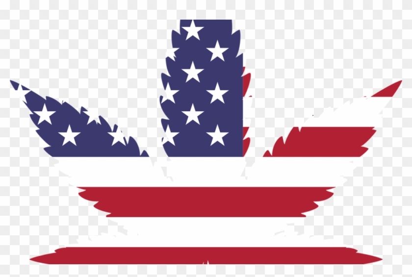 Trump Administration Reigniting War On Cannabis - Usa Weed Leaf Png #1656033