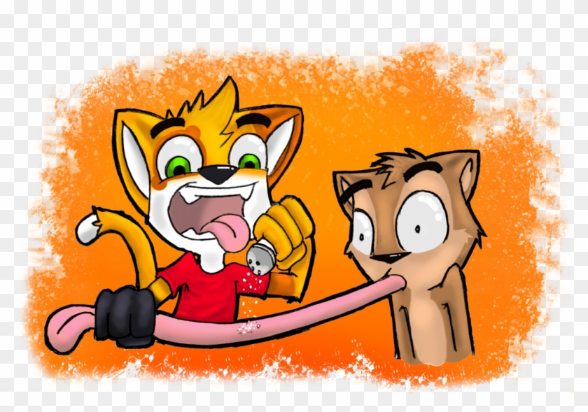 Fan Art] Cat Got Your Tongue By Katx-fish On Deviantart - Cartoon #1656040