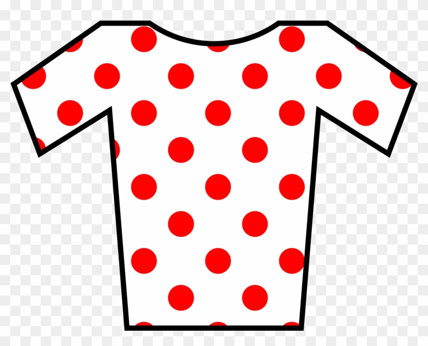 File Jersey Polkadot Svg - Polka Dot Jersey Png #1656124