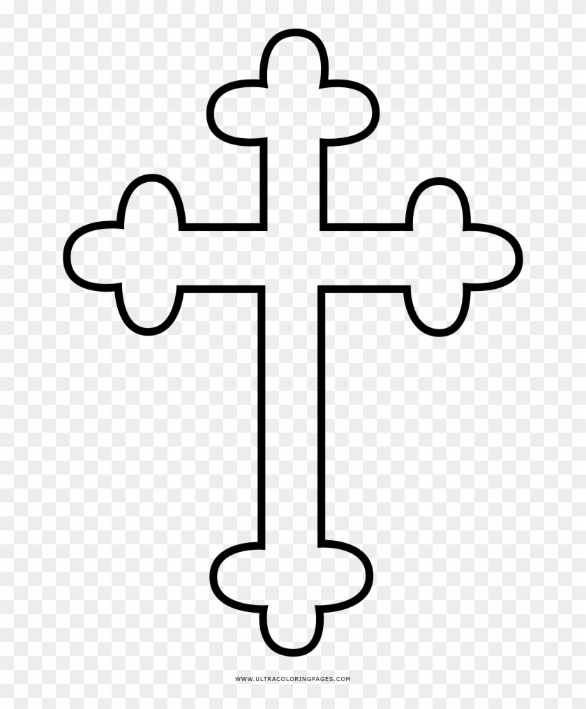 Cross Line Art - Desenho Crucifixo #1656481