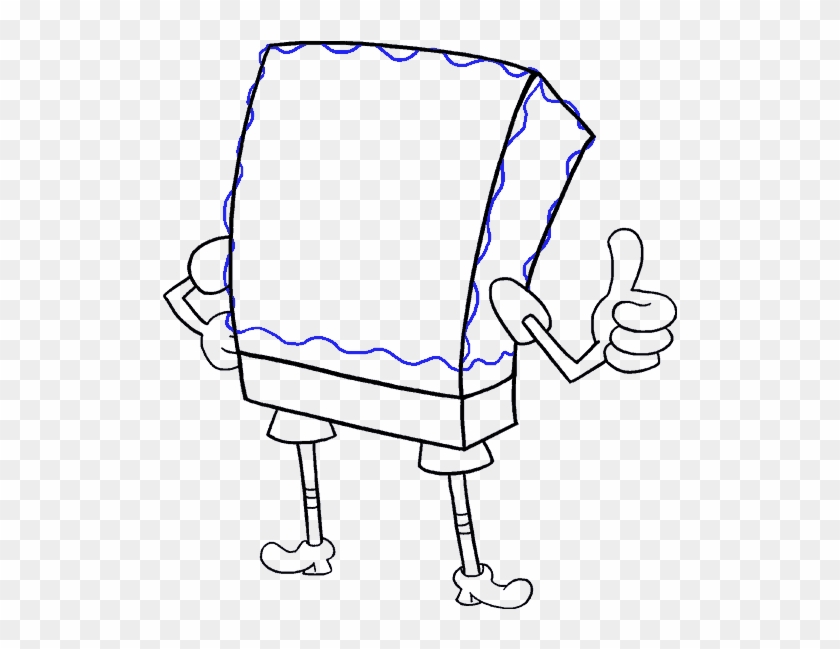 678 X 600 2 - Step By Step Spongebob Drawing Easy #1656636