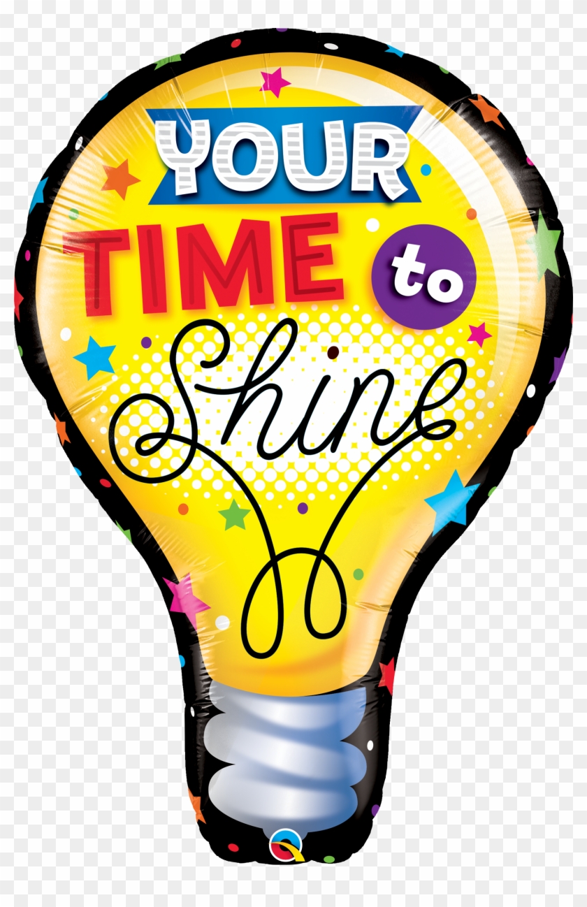 Qualatex Your Time To Shine Helium Shape 40" Foil Balloon, - Balloon #1656678