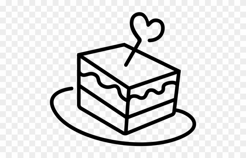 Cake 3, Linear, Cake Icon - Square Nut Outline #1656816